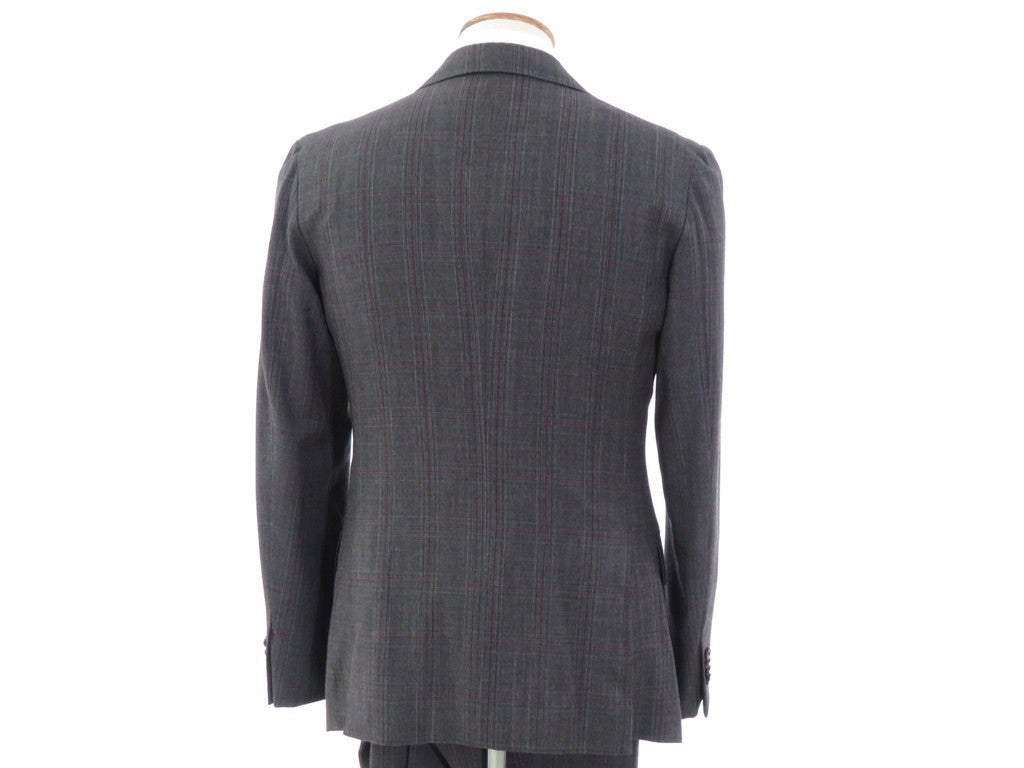 【中古】インベストメント クロージング INVESTMENT CLOTHING 3つボタンスーツ
 グレーxパープル【サイズ表記なし(M位)】【GRY】【A/W】【状態ランクB】【メンズ】
【778998】 EPD