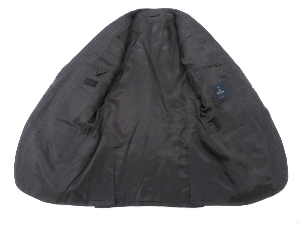 【中古】インベストメント クロージング INVESTMENT CLOTHING 3つボタンスーツ
 グレーxパープル【サイズ表記なし(M位)】【GRY】【A/W】【状態ランクB】【メンズ】
【778998】 EPD