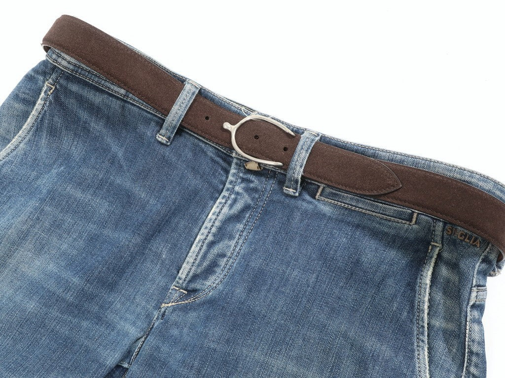 【新品】シャンボール セリエ CHAMBORD SELLIER ベルト
 ブラウン【サイズ38/95】【BRW】【S/S/A/W】【状態ランクN】【メンズ】