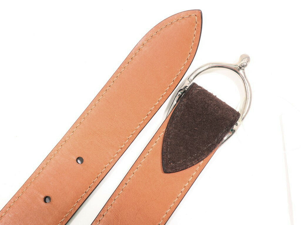 【新品】シャンボール セリエ CHAMBORD SELLIER ベルト
 ブラウン【サイズ38/95】【BRW】【S/S/A/W】【状態ランクN】【メンズ】