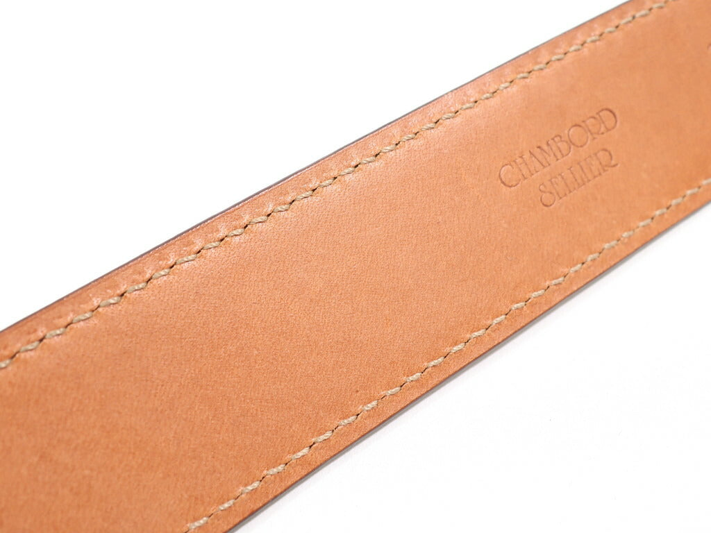 【新品】シャンボール セリエ CHAMBORD SELLIER ベルト
 ブラウン【サイズ38/95】【BRW】【S/S/A/W】【状態ランクN】【メンズ】