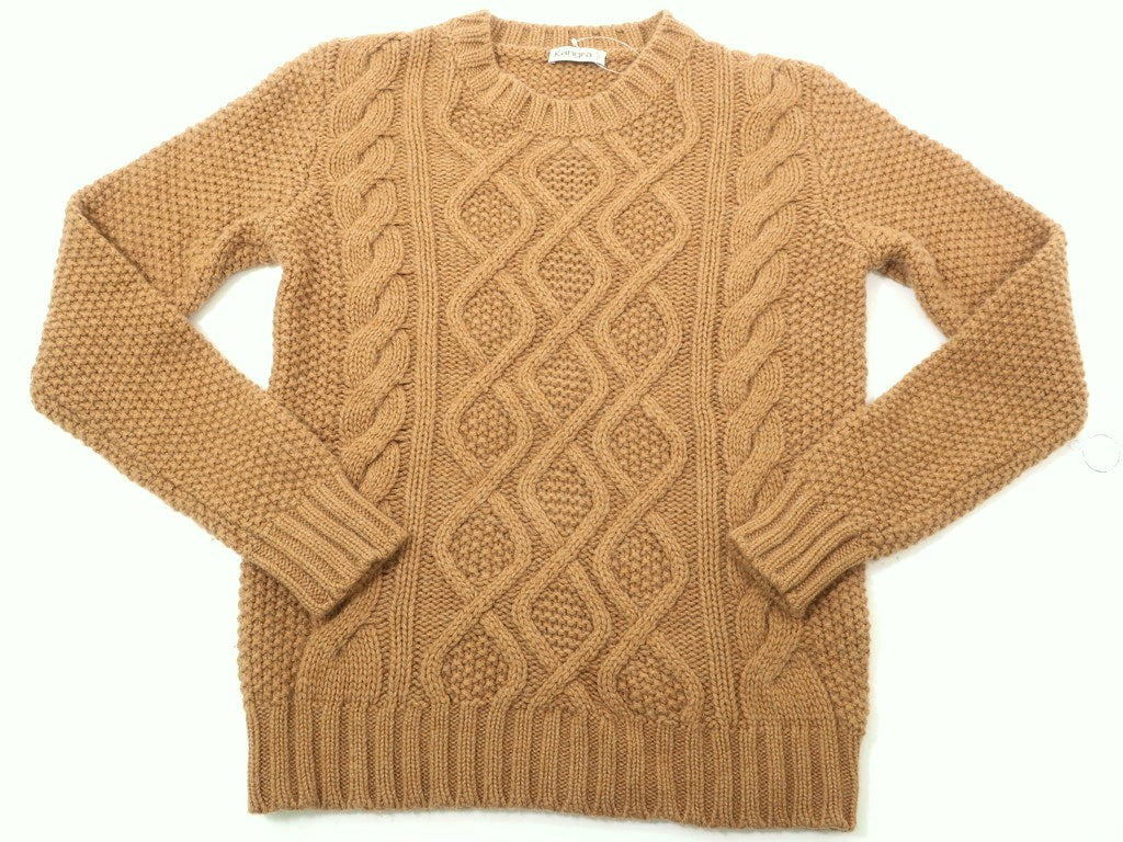 【中古】カングラ Kangra プルオーバーニット
 キャメル【サイズ50】【BRW】【A/W】【状態ランクB】【メンズ】
【778891】 EPD