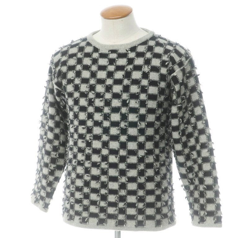 【中古】エンポリオ アルマーニ EMPORIO ARMANI プルオーバーニット
 グレーxブラック【サイズ46】【GRY】【A/W】【状態ランクB】【メンズ】
【778887】 EPD