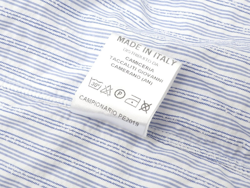 【中古】ギローバー GUY ROVER カジュアルシャツ
 ホワイトxブルー【サイズ39】【WHT】【S/S/A/W】【状態ランクB】【メンズ】
【779069】 EPD