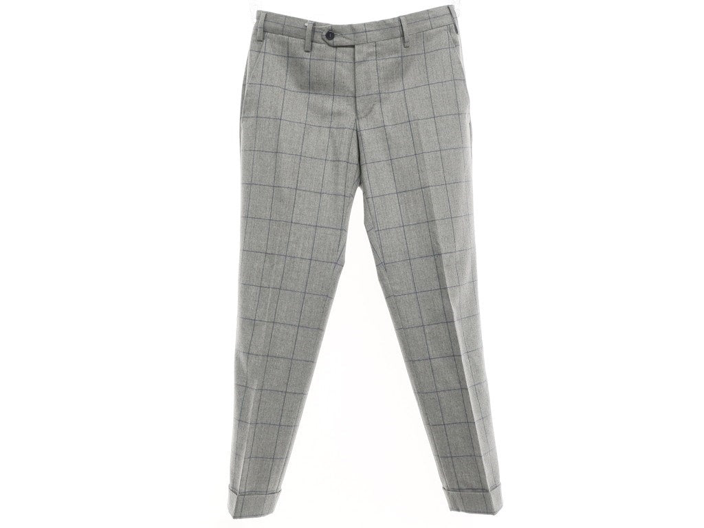 【中古】ジェルマーノ GERMANO ドレススラックスパンツ
ライトグレーxブルー【サイズ44】【GRY】【A/W】【状態ランクA】【メンズ】
【778890】 EPD