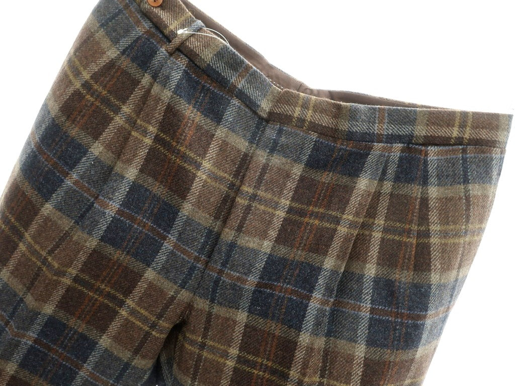 【新品】タイユアタイ TIE YOUR TIE カジュアルスラックスパンツ
ブラウン×ネイビー系【サイズ56】【BRW】【A/W】【状態ランクN】【メンズ】 EPD