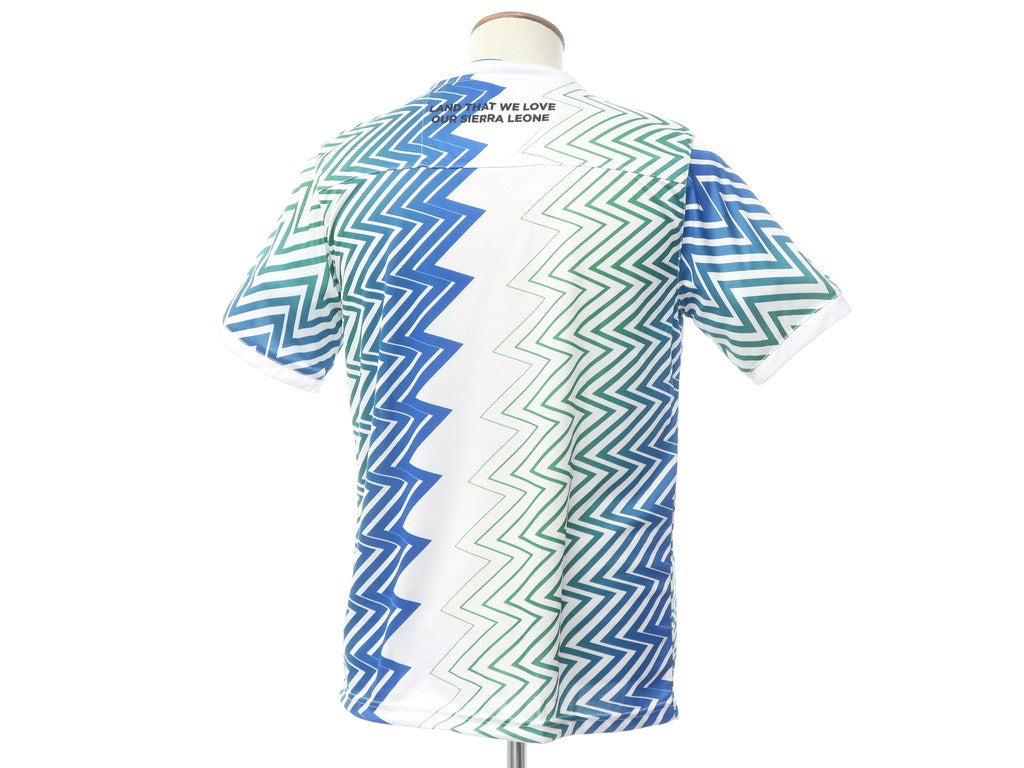 【新品アウトレット】ラブラム ロンドン LABRUM LONDON 半袖Tシャツ
 ホワイト×ブルー×グリーン【サイズM】【WHT】【S/S】【状態ランクN-】【メンズ】 EPD