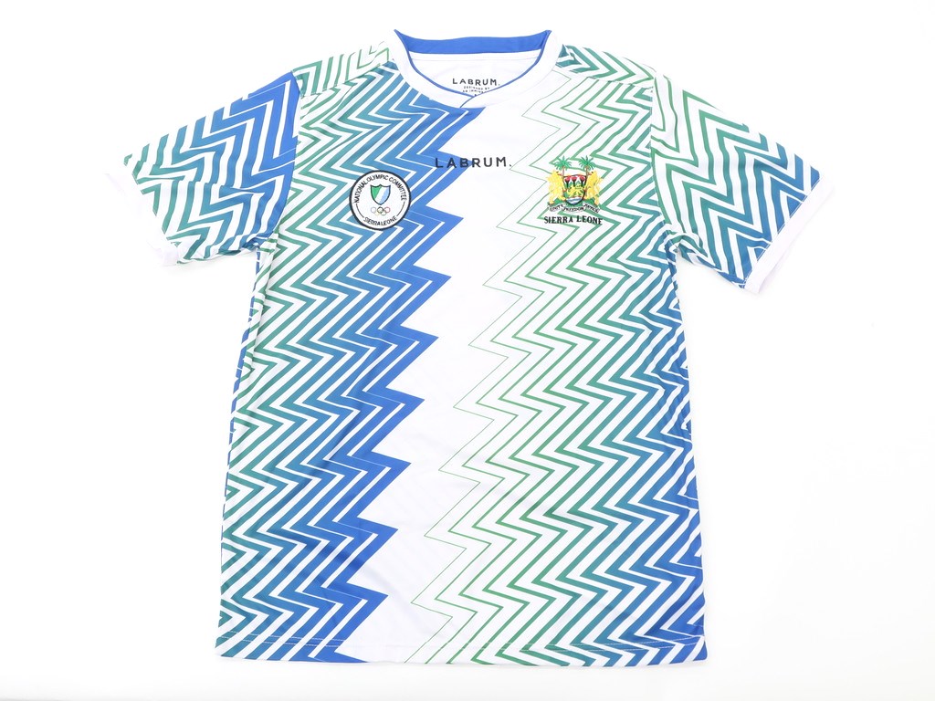 【新品アウトレット】ラブラム ロンドン LABRUM LONDON 半袖Tシャツ
 ホワイト×ブルー×グリーン【サイズM】【WHT】【S/S】【状態ランクN-】【メンズ】 EPD