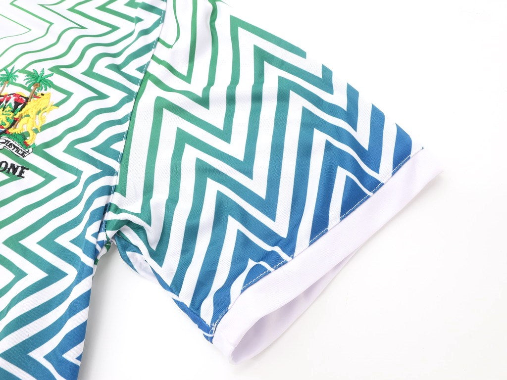 【新品アウトレット】ラブラム ロンドン LABRUM LONDON 半袖Tシャツ
 ホワイト×ブルー×グリーン【サイズM】【WHT】【S/S】【状態ランクN-】【メンズ】 EPD