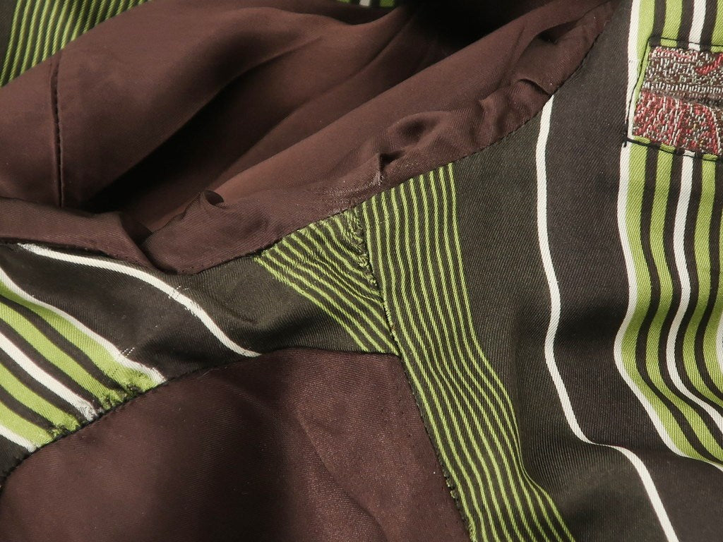 【中古】エトロ ETRO トレンチコート
 ダークグレーxアッシュブラウン【サイズL】【GRY】【A/W】【状態ランクB】【メンズ】
【779073】 DPD