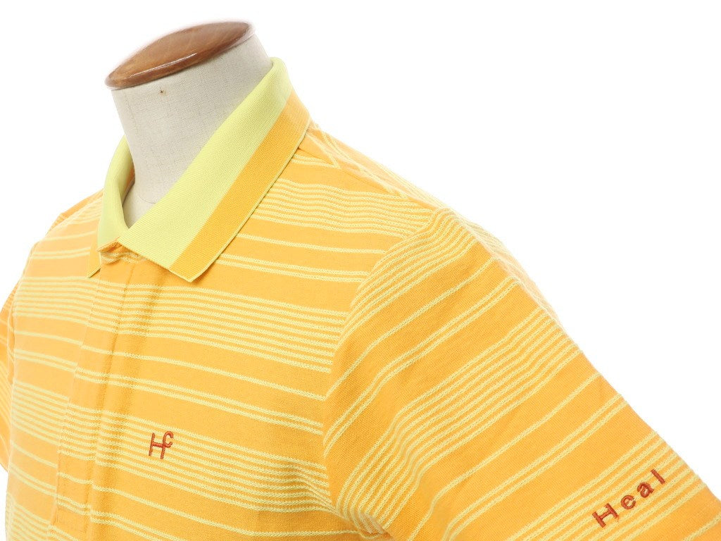 【新品】ヒールクリーク Heal Creak 半袖ポロシャツ
オレンジ×イエロー【サイズ48】【YEL】【S/S】【状態ランクN】【メンズ】 EPD