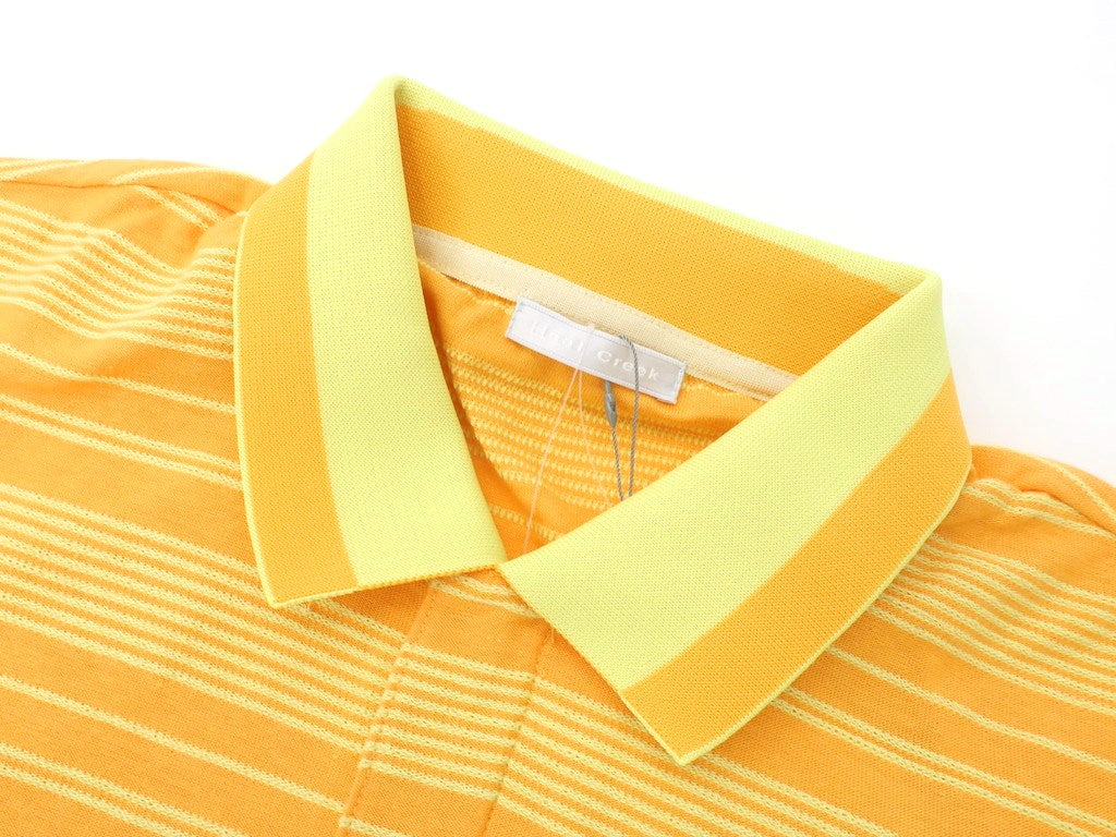 【新品】ヒールクリーク Heal Creak 半袖ポロシャツ
オレンジ×イエロー【サイズ48】【YEL】【S/S】【状態ランクN】【メンズ】 EPD