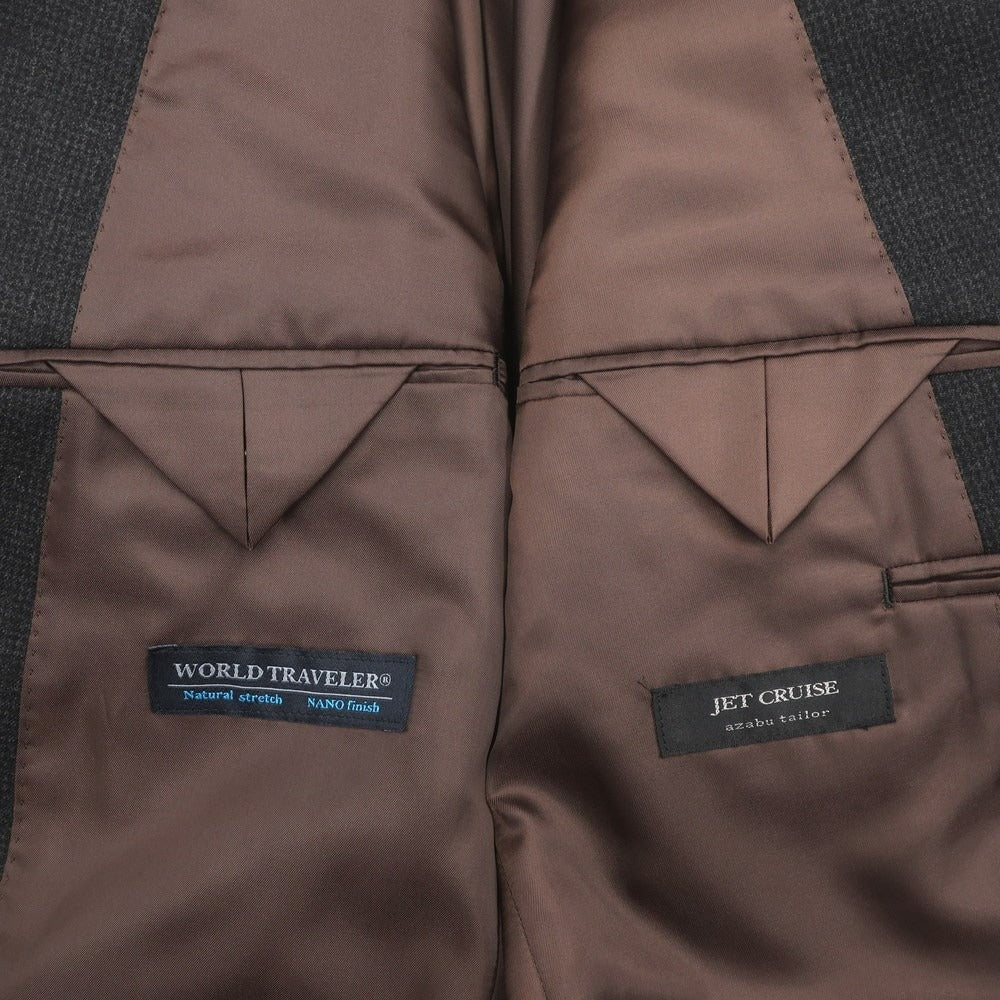 【中古】アザブテーラー azabu tailor 3つボタンスーツ
ダークグレー【サイズ54】【GRY】【A/W】【状態ランクB】【メンズ】
【778972】 BPD