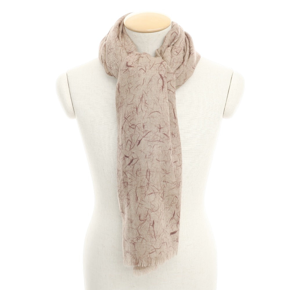 【新品】トゥーシュ Toosh ストール
 ダークベージュxボルドー【BEI】【A/W】【状態ランクN】【メンズ】
【779094】 DPD