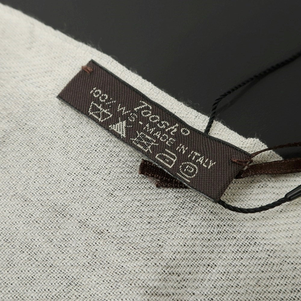 【新品】トゥーシュ Toosh ストール
 アイボリーxグレー【WHT】【A/W】【状態ランクN】【メンズ】
【779093】 DPD