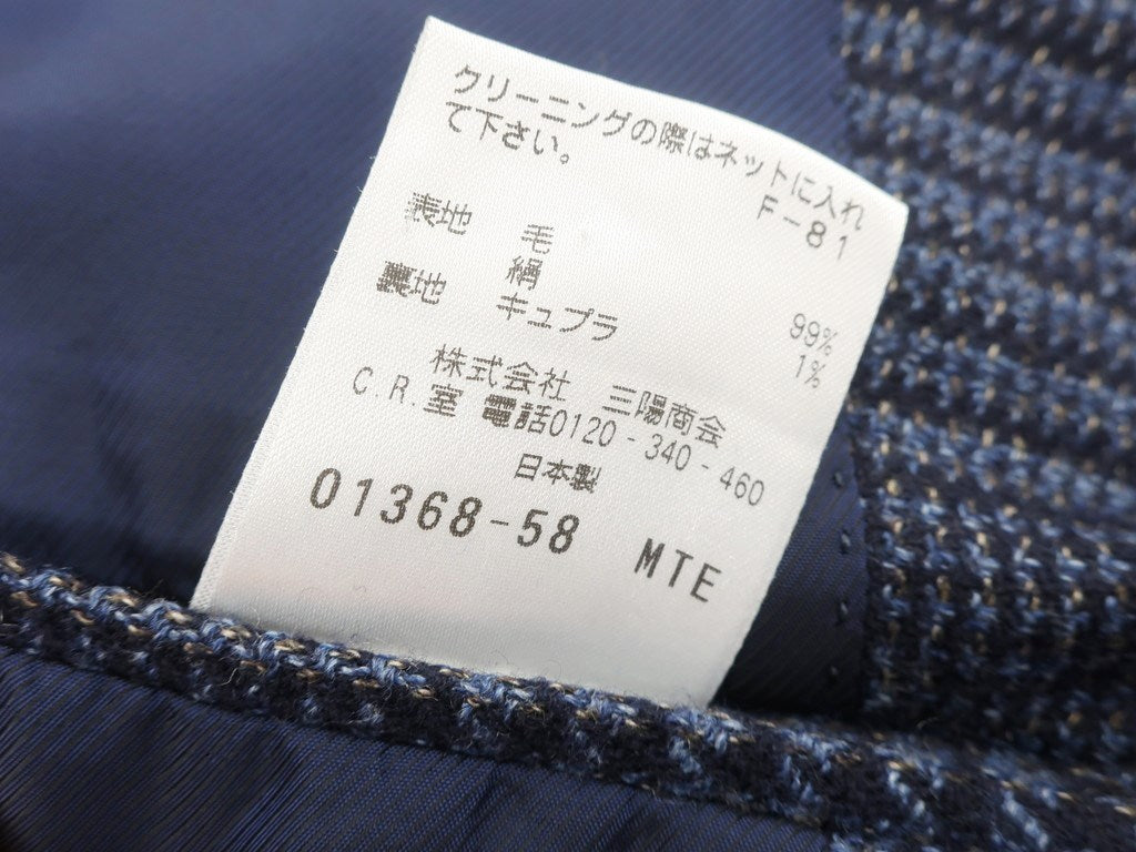 【中古】マッキントッシュフィロソフィー MACKINTOSH PHILOSOPHY テーラードジャケット
 ネイビー【サイズ38】【NVY】【A/W】【状態ランクB】【メンズ】
【778890】 BPD