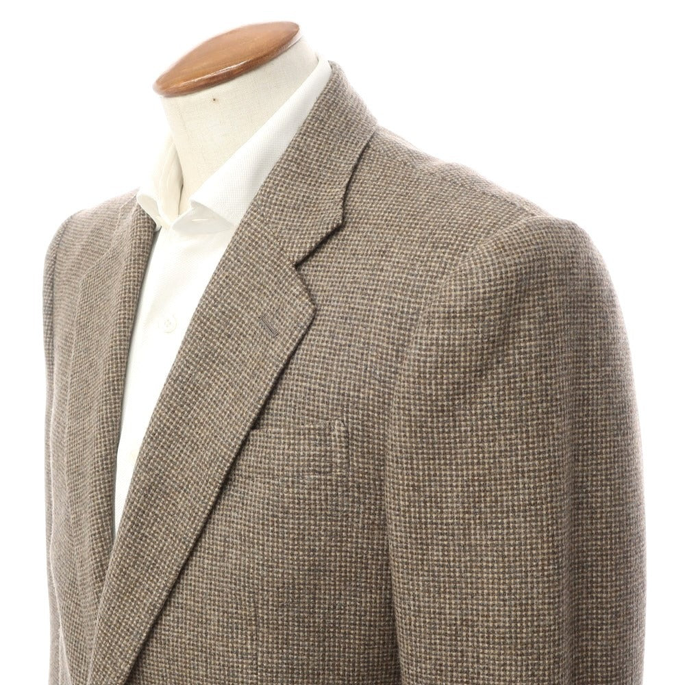 【中古】カネコヨウフクテン 金子洋服店 テーラードジャケット
 ブラウンxベージュxグレー【サイズM位】【BRW】【A/W】【状態ランクB】【メンズ】
【779076】 DPD