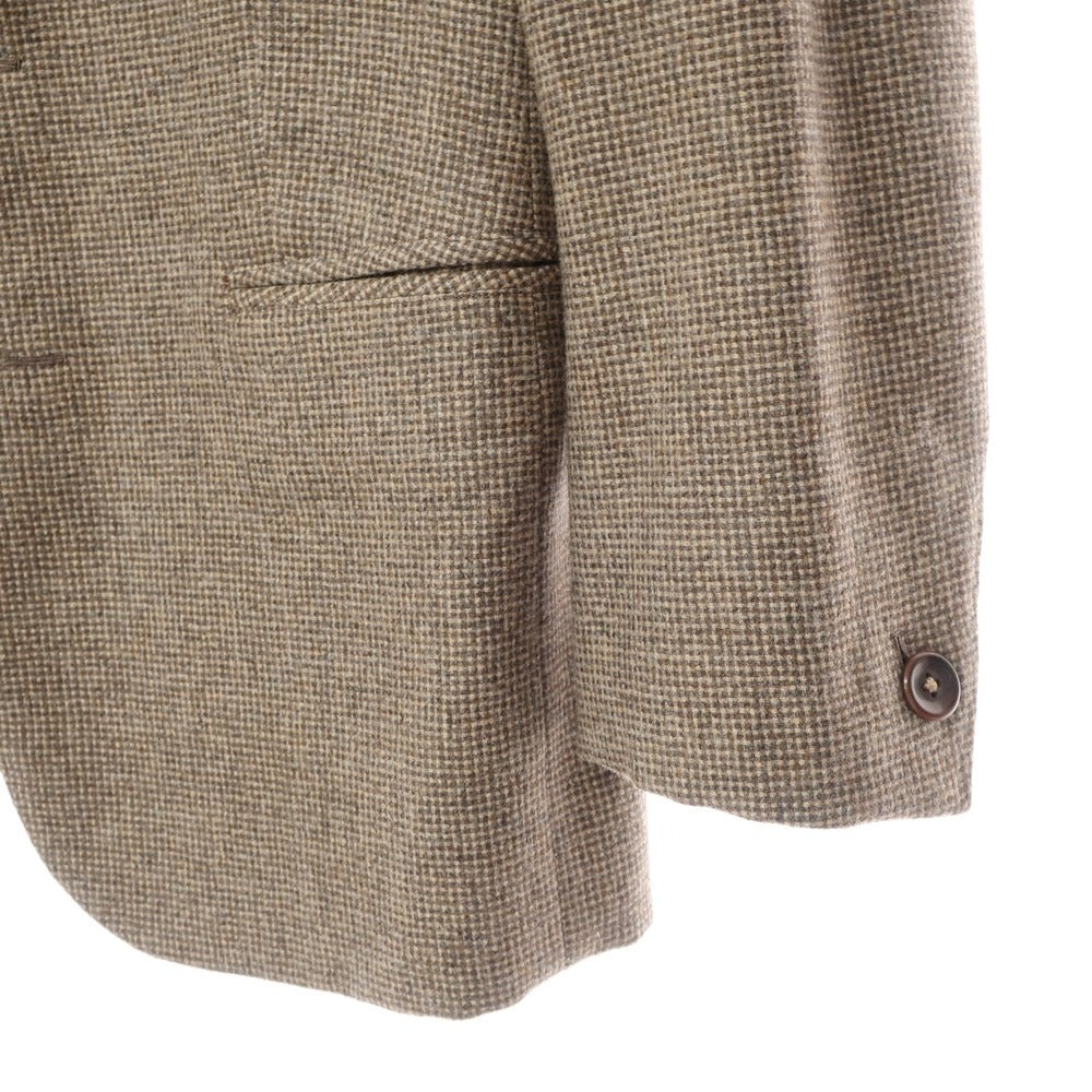 【中古】カネコヨウフクテン 金子洋服店 テーラードジャケット
 ブラウンxベージュxグレー【サイズM位】【BRW】【A/W】【状態ランクB】【メンズ】
【779076】 DPD