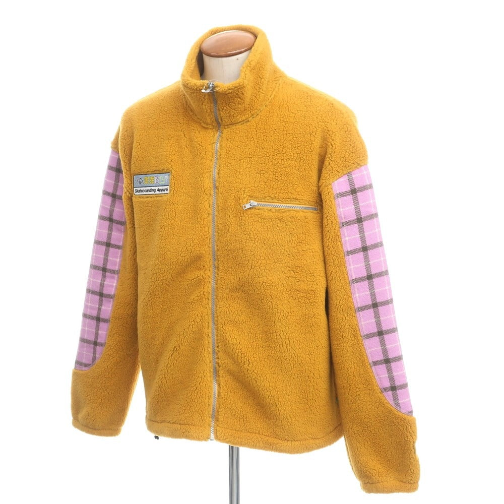【中古】その他ブランド Brand 2021年秋冬  フリースジャケット
 オレンジイエロー系xパープル【サイズM】【YEL】【A/W】【状態ランクA】【メンズ】
【778998】 CPD