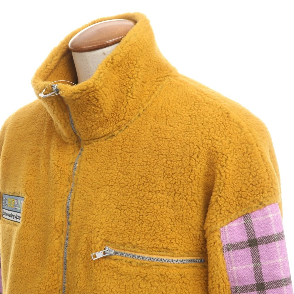 【中古】その他ブランド Brand 2021年秋冬  フリースジャケット
 オレンジイエロー系xパープル【サイズM】【YEL】【A/W】【状態ランクA】【メンズ】
【778998】 CPD