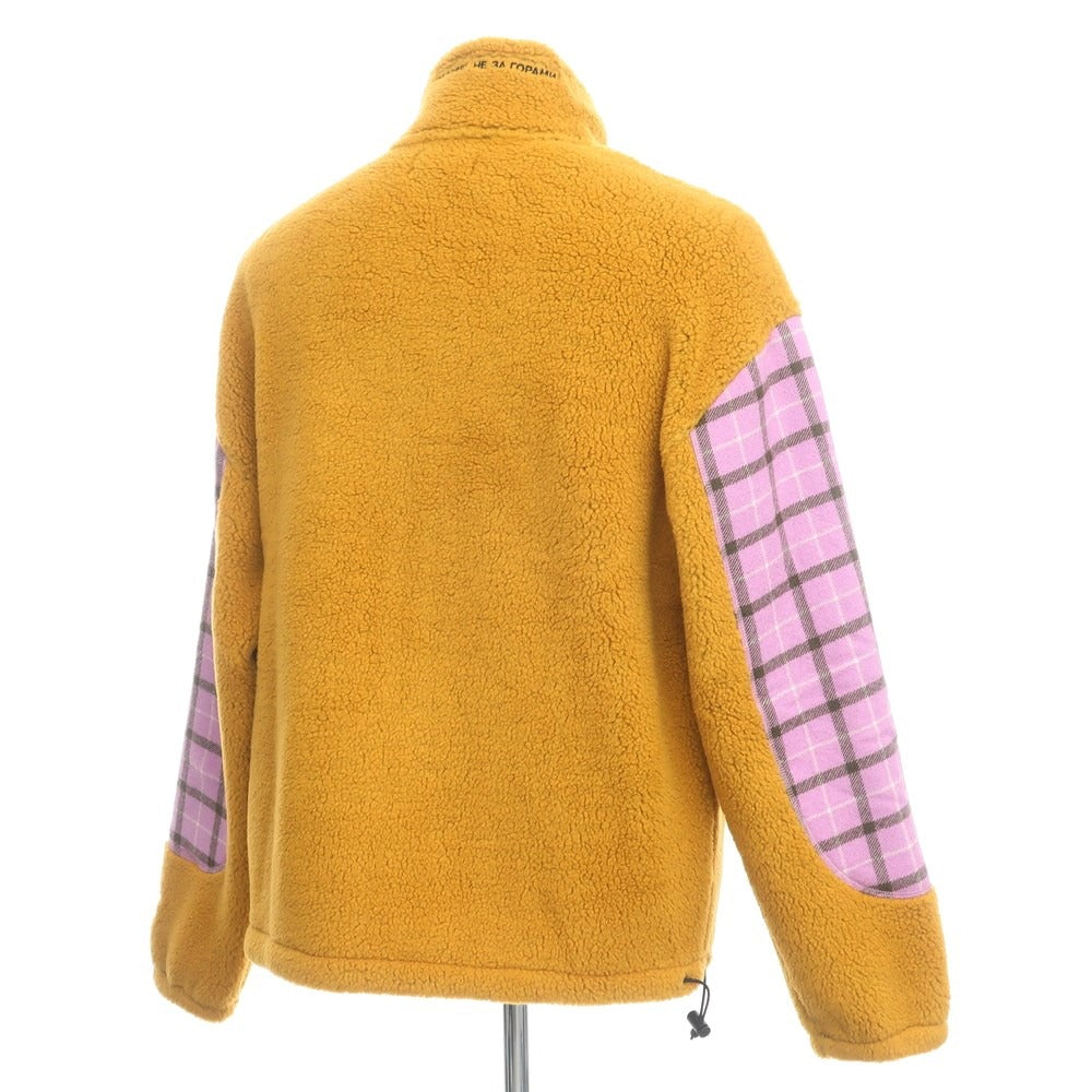 【中古】その他ブランド Brand 2021年秋冬  フリースジャケット
 オレンジイエロー系xパープル【サイズM】【YEL】【A/W】【状態ランクA】【メンズ】
【778998】 CPD