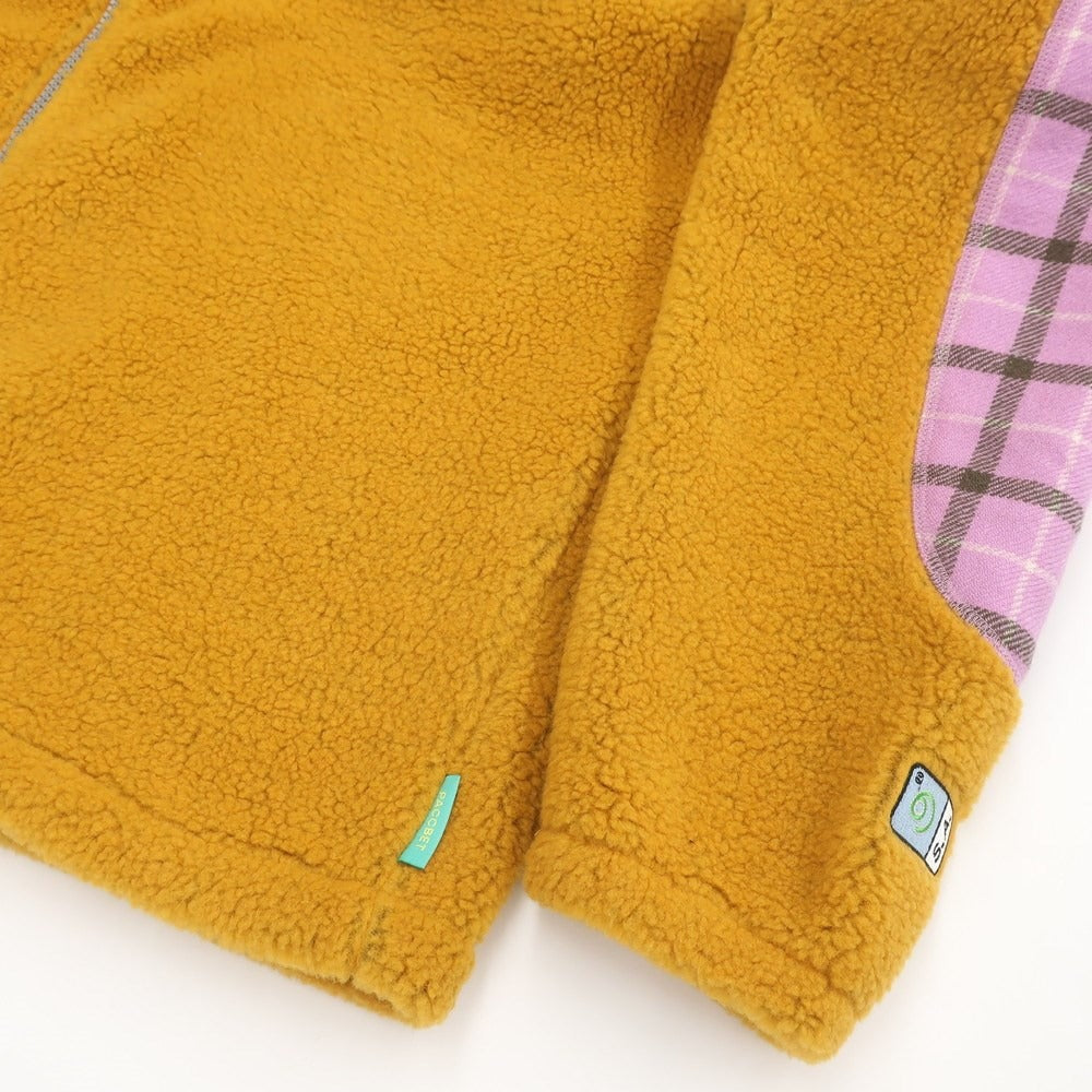 【中古】その他ブランド Brand 2021年秋冬  フリースジャケット
 オレンジイエロー系xパープル【サイズM】【YEL】【A/W】【状態ランクA】【メンズ】
【778998】 CPD