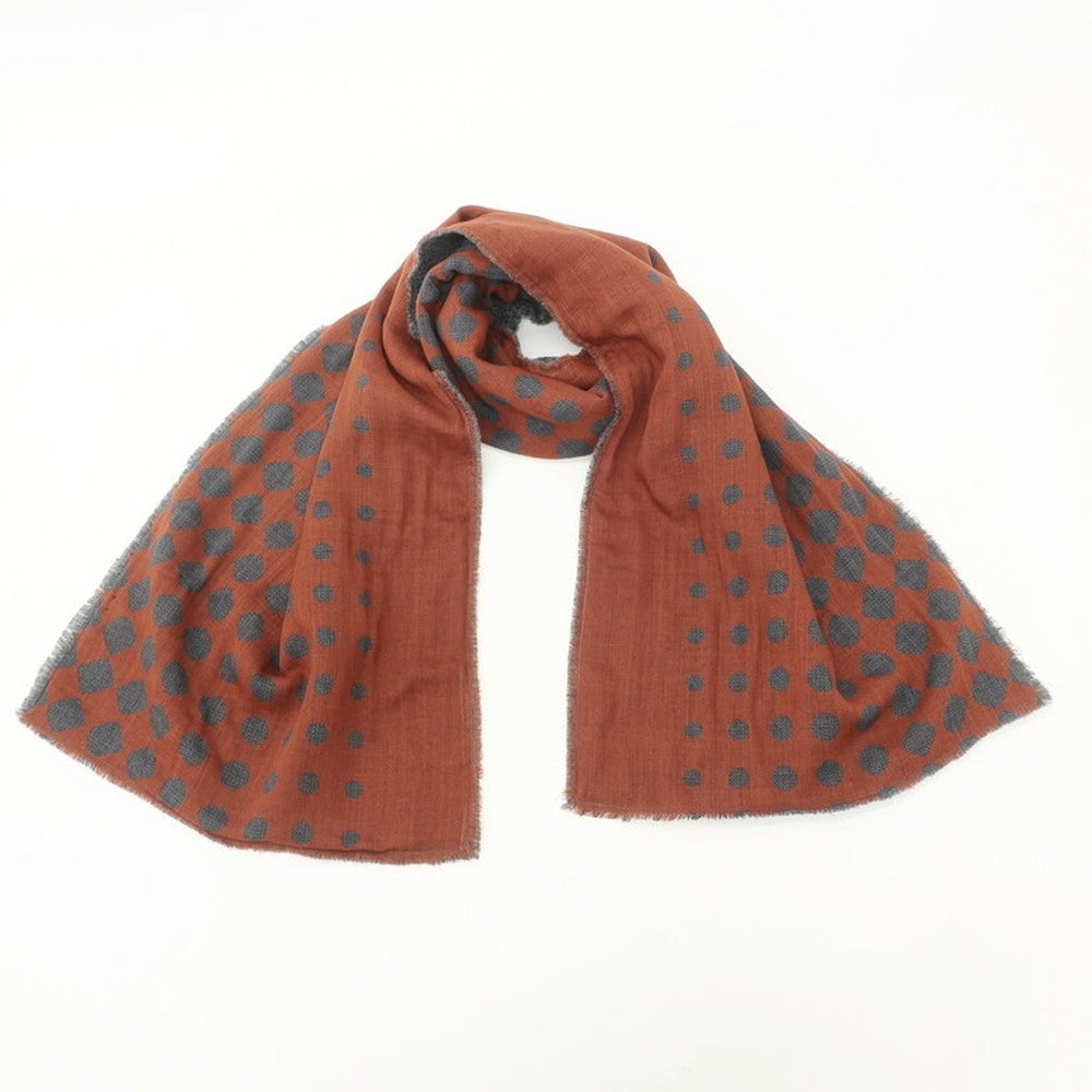 【新品】ジエレ GIERRE ストール
 ダークグレー×ブラウン【GRY】【A/W】【状態ランクN】【メンズ】
【779087】 CPD