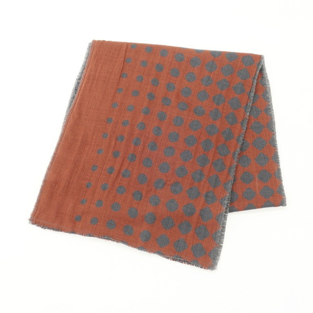 【新品】ジエレ GIERRE ストール
 ダークグレー×ブラウン【GRY】【A/W】【状態ランクN】【メンズ】
【779087】 CPD