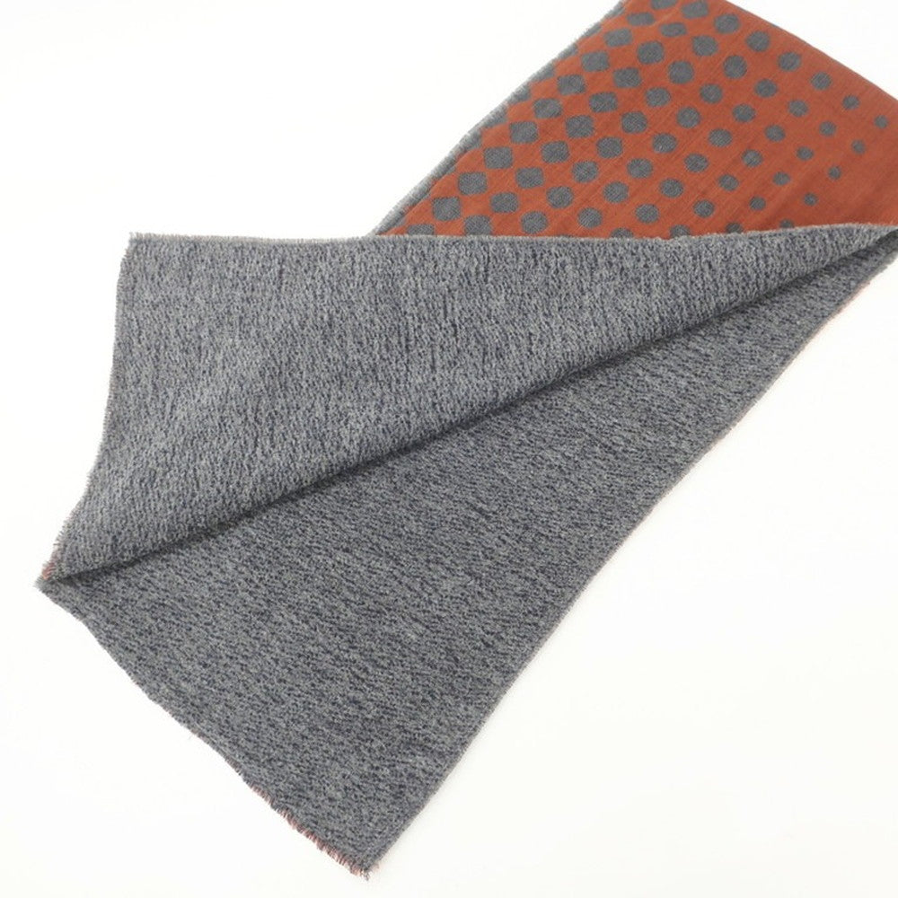 【新品】ジエレ GIERRE ストール
 ダークグレー×ブラウン【GRY】【A/W】【状態ランクN】【メンズ】
【779087】 CPD