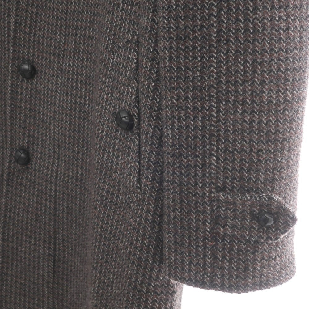 【中古】エム ピー ディ マッシモ ピオンボ MP di MASSIMO PIOMBO ステンカラーコート
 ダークブラウンxネイビーxグレー【サイズ48】【BRW】【A/W】【状態ランクB】【メンズ】
【778985】 CPD