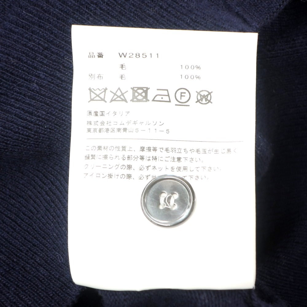 【中古】コムデギャルソンシャツ COMME des GARCONS SHIRT 2020年秋冬  カーディガン
 ネイビーxレッド【サイズS】【NVY】【A/W】【状態ランクB】【メンズ】
【779088】 EPD