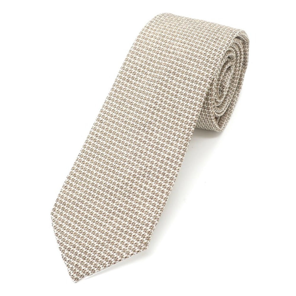 【新品】ベルベスト Belvest 無地ネクタイ
 ブラウンxホワイト【BRW】【S/S】【状態ランクN】【メンズ】
【779184】 EPD