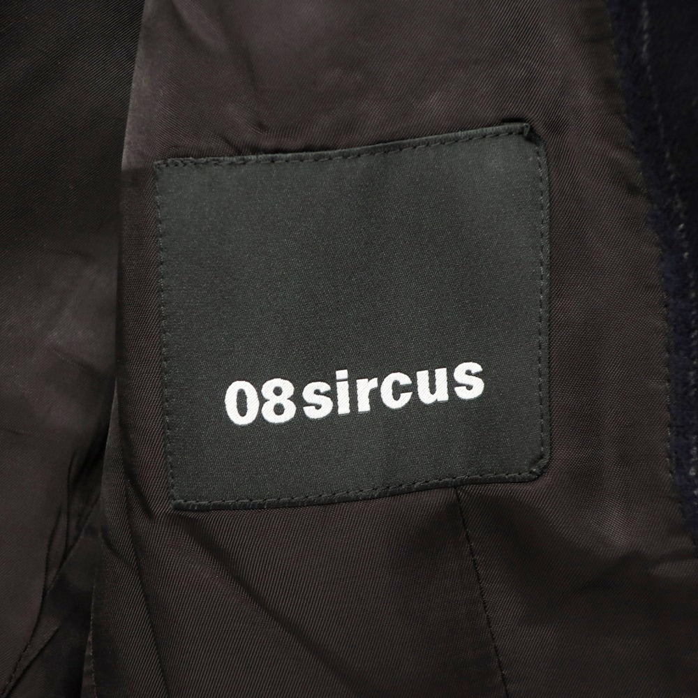 【中古】ゼロエイトサーカス 08sircus カジュアルジャケット
 ネイビーxホワイト系【サイズ2/48】【NVY】【A/W】【状態ランクC】【メンズ】
【778973】 BPD