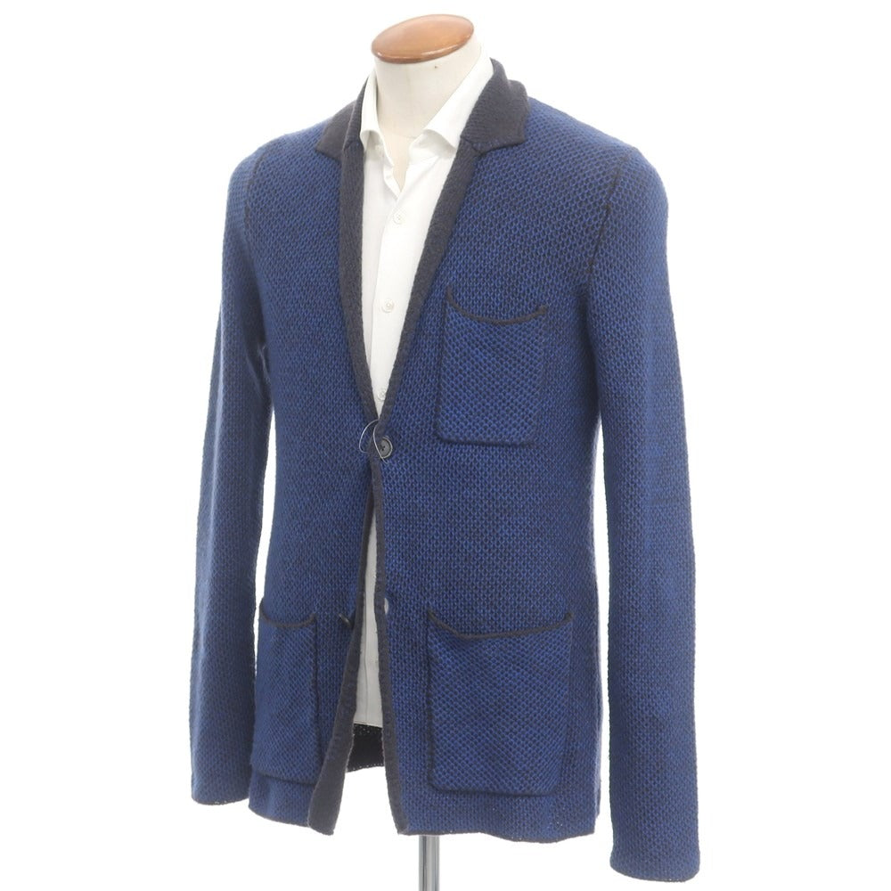 【中古】シスレー SYSLEY ニットジャケット
 ブルーxダークグレー【サイズM】【BLU】【A/W】【状態ランクB】【メンズ】
【778968】 BPD