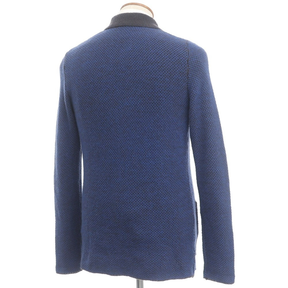 【中古】シスレー SYSLEY ニットジャケット
 ブルーxダークグレー【サイズM】【BLU】【A/W】【状態ランクB】【メンズ】
【778968】 BPD