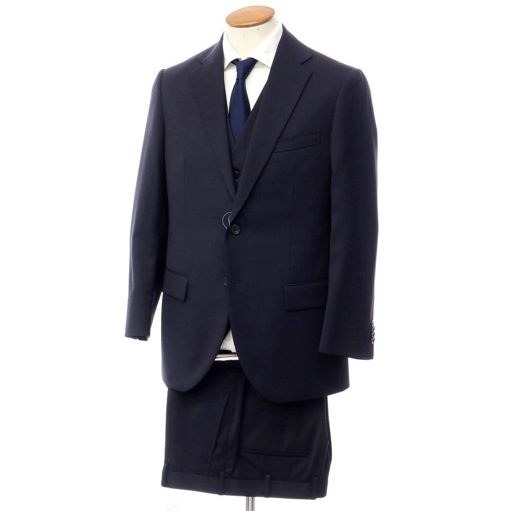 【中古】【未使用】カシヤマ ザ スマートテーラー KASHIYAMA the Smart Tailor 2つボタンスーツ
 ネイビー【サイズD749/D649/YA86】【NVY】【A/W】【状態ランクS】【メンズ】
【778795】 BPD