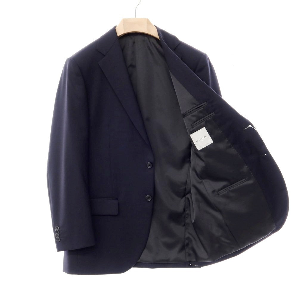 【中古】【未使用】カシヤマ ザ スマートテーラー KASHIYAMA the Smart Tailor 2つボタンスーツ
 ネイビー【サイズD749/D649/YA86】【NVY】【A/W】【状態ランクS】【メンズ】
【778795】 BPD