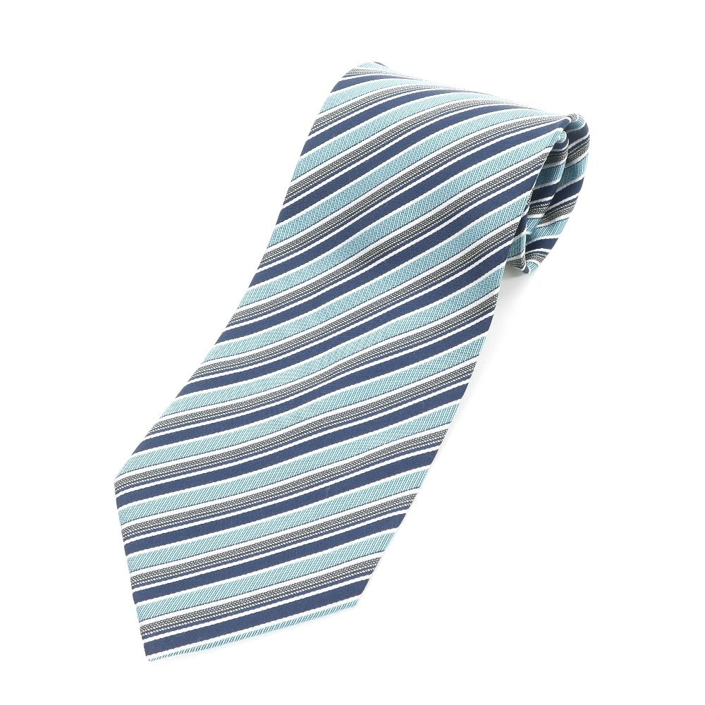 【中古】ポールスミスコレクション PAUL SMITH COLLECTION ストライプ柄ネクタイ
 ブルーxネイビー【サイズ-】【BLU】【S/S/A/W】【状態ランクB】【メンズ】
【778988】 APD