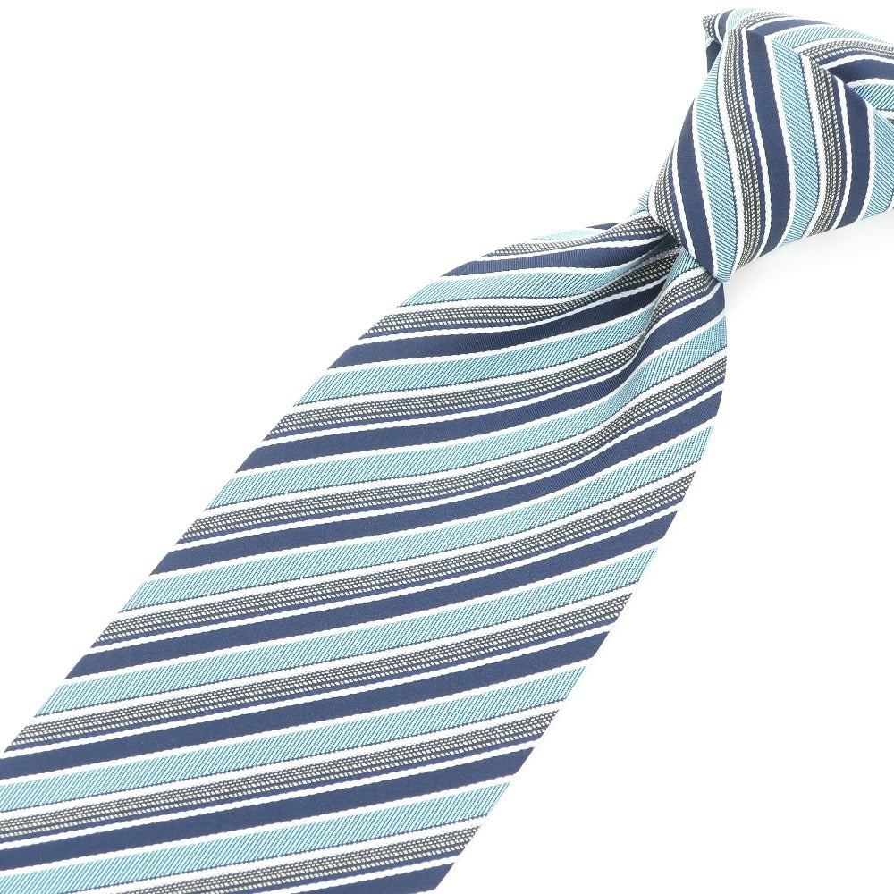 【中古】ポールスミスコレクション PAUL SMITH COLLECTION ストライプ柄ネクタイ
 ブルーxネイビー【サイズ-】【BLU】【S/S/A/W】【状態ランクB】【メンズ】
【778988】 APD