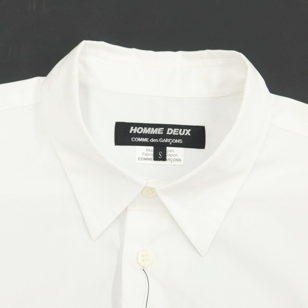 【中古】コムデギャルソン オムドゥ COMME des GARCONS HOMME DEUX 2022年春夏 カジュアルシャツ
 ホワイト【サイズS】【WHT】【S/S/A/W】【状態ランクA】【メンズ】
【769793】 EPD