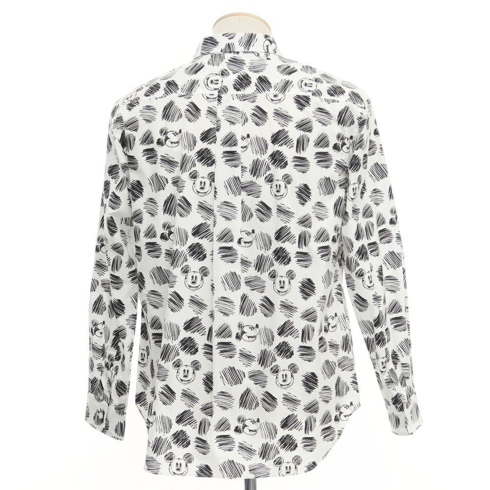 【中古】【未使用】コムデギャルソン オムドゥ COMME des GARCONS HOMME DEUX 2022年春夏 Disneyコラボ カジュアルシャツ
 ホワイトxブラック【サイズS】【WHT】【S/S/A/W】【状態ランクS】【メンズ】
【769793】 EPD