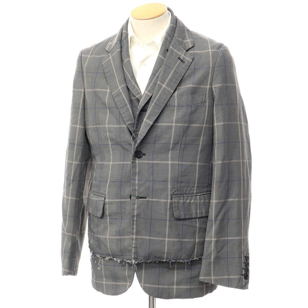 【中古】【未使用】コムデギャルソン オムドゥ COMME des GARCONS HOMME DEUX 2022年春夏 カジュアルジャケット