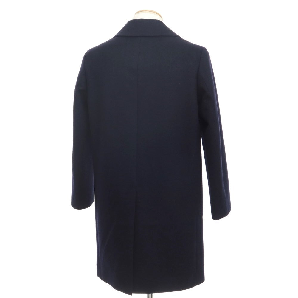 【中古】マッキントッシュフィロソフィー MACKINTOSH PHILOSOPHY ウールカシミヤ ステンカラーコート ネイビー【サイズ36】【NVY】【A/W】【状態ランクB】【メンズ】【768986】 APD