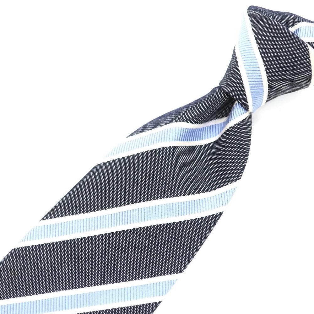 【中古】エルメネジルドゼニア Ermenegildo Zegna ストライプ柄ネクタイ
ネイビーxライトブルー【サイズ-】【NVY】【S/S/A/W】【状態ランクB】【メンズ】
【778996】 APD