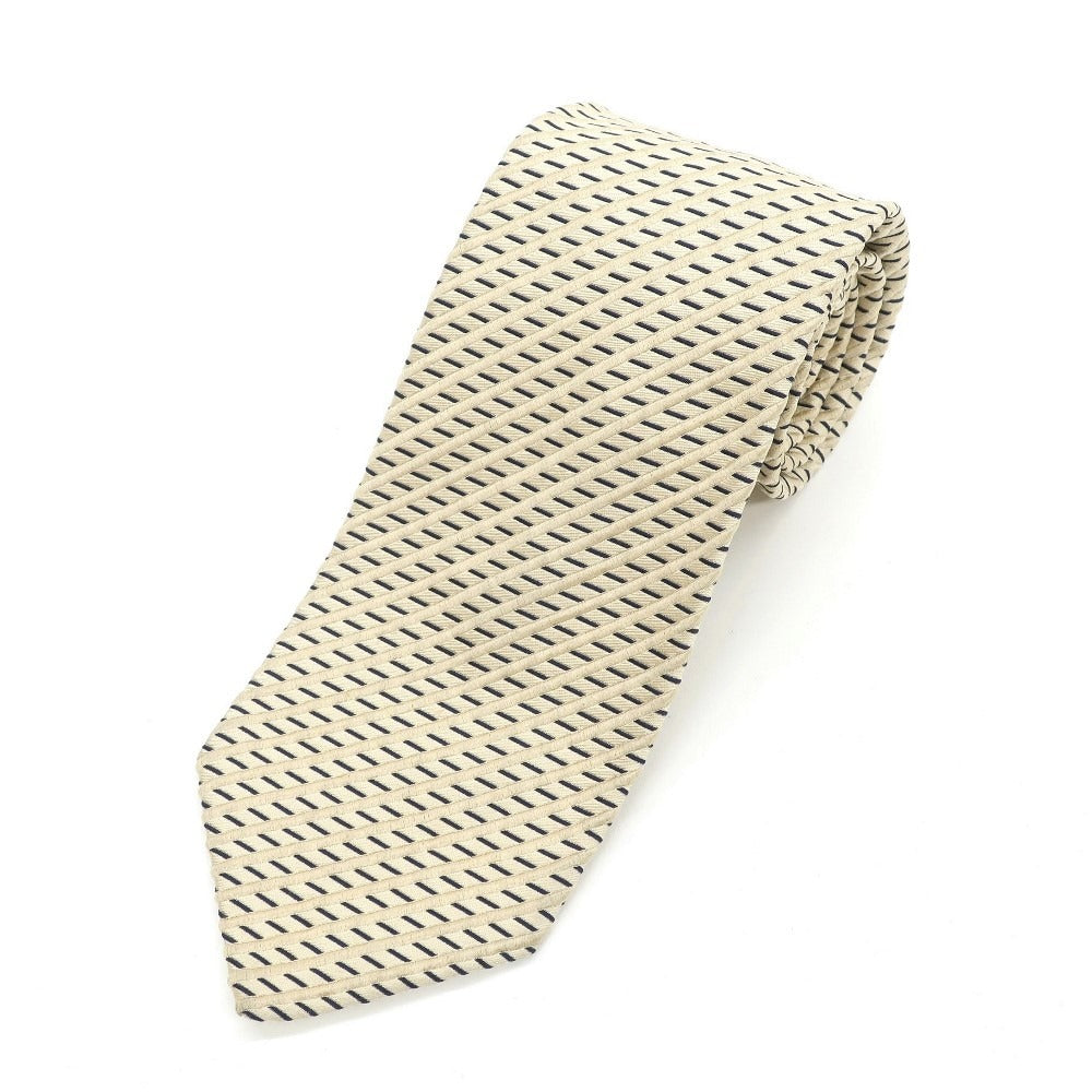 【中古】エルメネジルドゼニア Ermenegildo Zegna ストライプ柄ネクタイ
ライトベージュxネイビー【サイズ-】【BEI】【S/S/A/W】【状態ランクB】【メンズ】
【778995】 APD