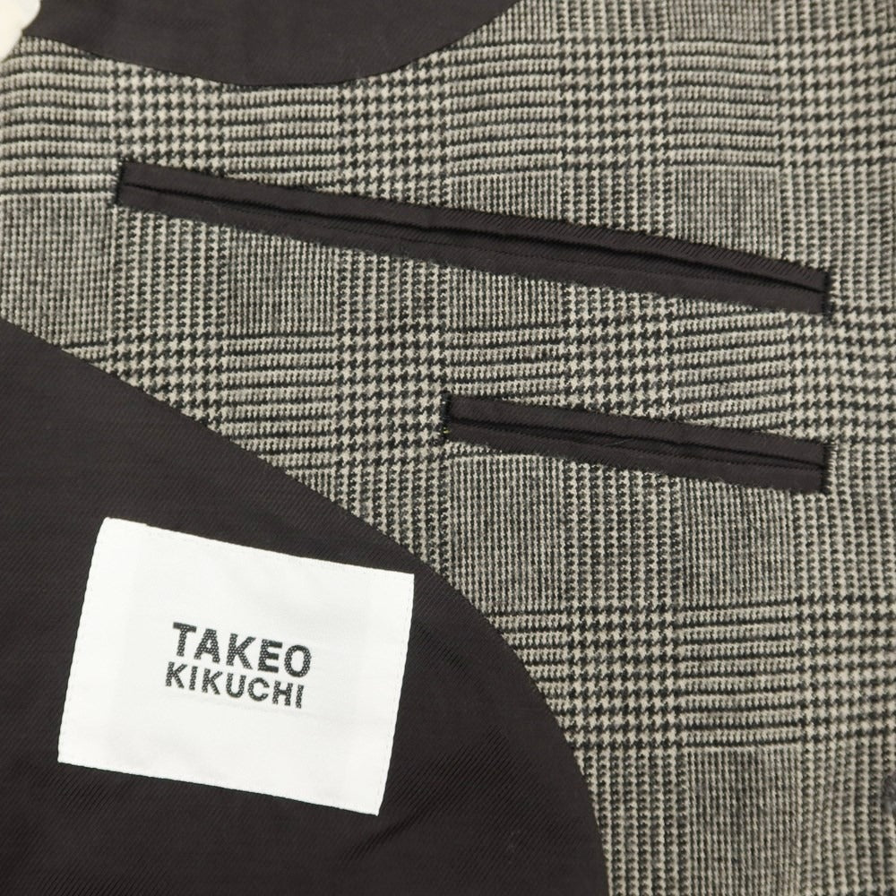 【中古】タケオキクチ TAKEO KIKUCHI カジュアルジャケット
 ブラックxアイボリー【サイズ4】【GRY】【A/W】【状態ランクA】【メンズ】
【778778】 BPD