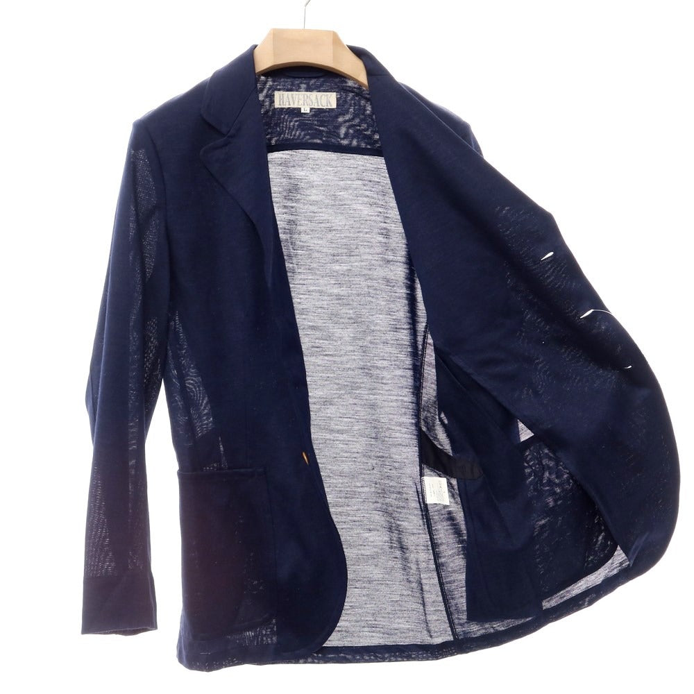 【中古】ハバーサック HAVERSACK カジュアルジャケット
 ネイビー【サイズL】【NVY】【S/S】【状態ランクB】【メンズ】
【769787】 EPD