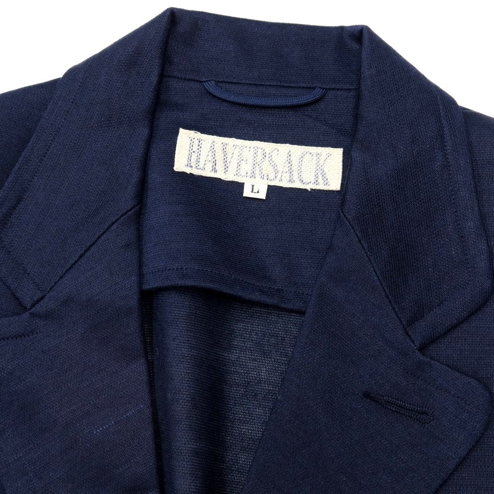 【中古】ハバーサック HAVERSACK カジュアルジャケット
 ネイビー【サイズL】【NVY】【S/S】【状態ランクB】【メンズ】
【769787】 EPD