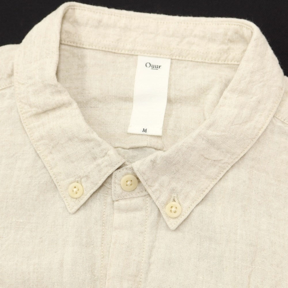 【中古】【未使用】アウアー Ouur カジュアルシャツ
 サンドベージュ【サイズM】【BEI】【S/S】【状態ランクS】【メンズ】
【769580】 CPD