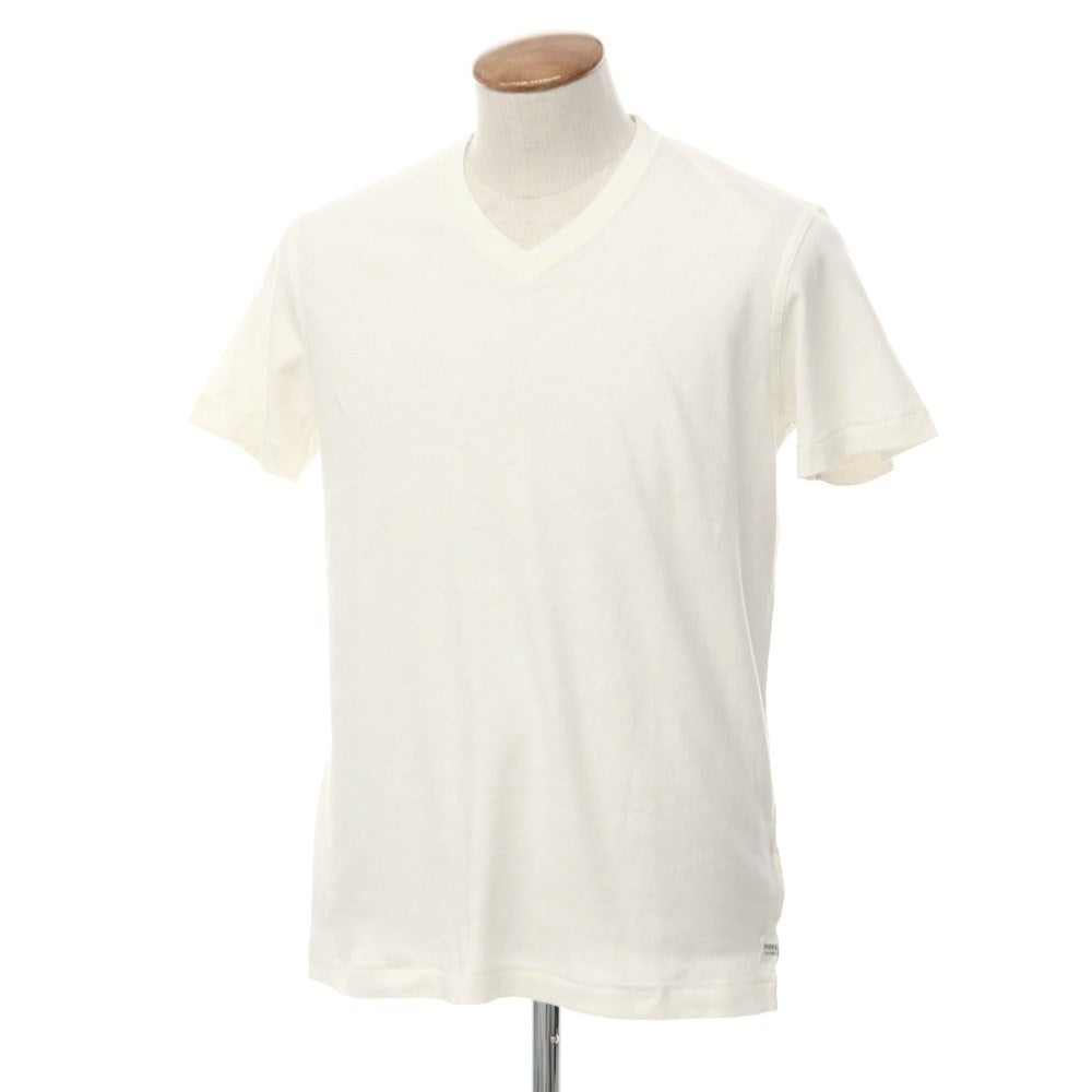 【中古】ブルックスブラザーズ Brooks Brothers 2枚セット 半袖Ｔシャツ アイボリーxレッド【サイズM】【WHT】【S/S】【